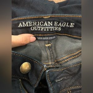 AE DARK SUPER SUPER STRETCH JEGGING